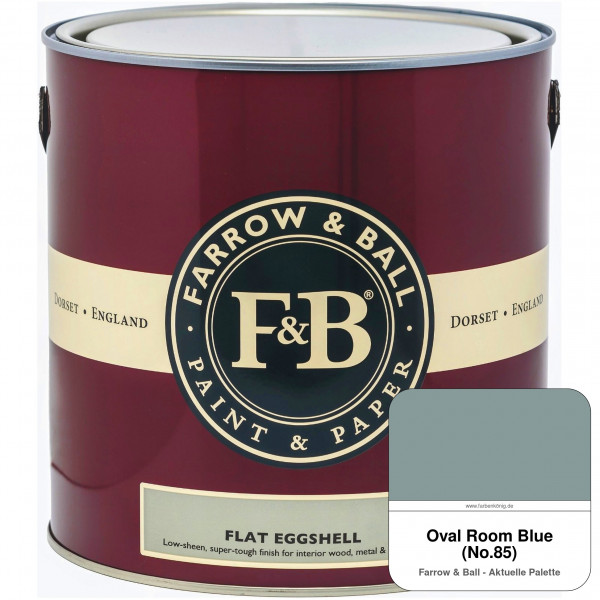 Flat Eggshell (Oval Room Blue No. 85)
