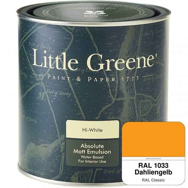 Absolute Matt Emulsion - Sample Pot 250 ml (RAL 1033 Dahliengelb)