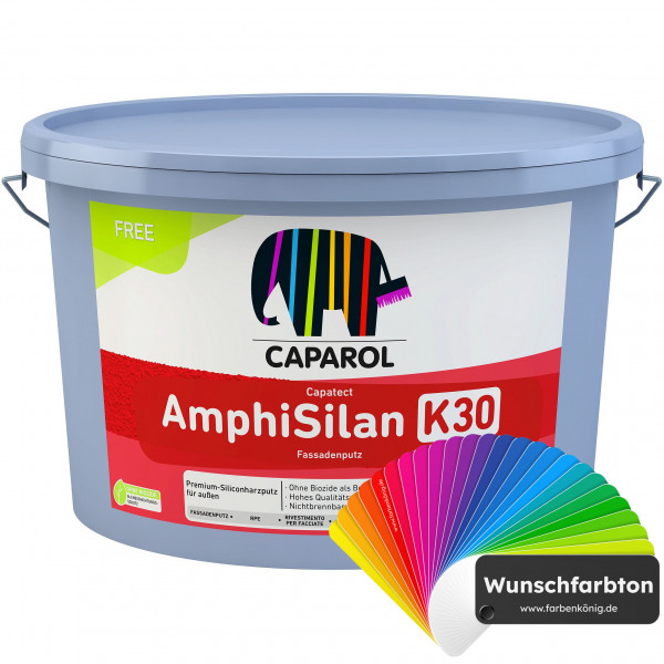 Capatect AmphiSilan Fassadenputz K30 (Wunschfarbton)