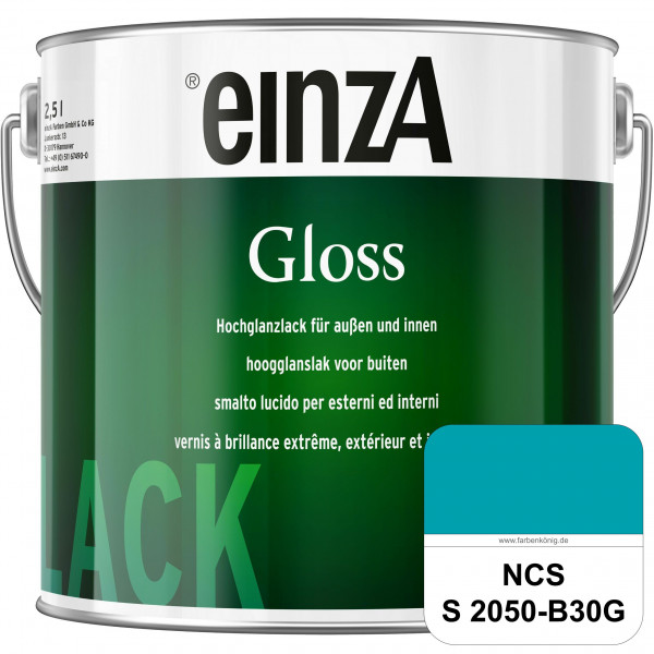 einzA Gloss (NCS S 2050-B30G) Hochwertiger Alkydharzlack in Premium-Qualität, hochglänzend.