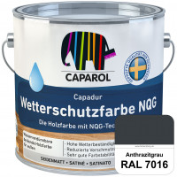 Capadur Wetterschutzfarbe NQG (RAL 7016 Anthrazitgrau) Holzfarbe mit NQG-Technologie wasserbasiert f Capadur Wetterschutzfarbe NQG (RAL 7016 Anthrazitgrau) Holzfarbe mit NQG-Technologie wasserbasiert f