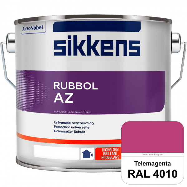 Rubbol AZ (RAL 4010 Telemagenta) Hochwertiger, universeller Hochglanzlack (lösemittelhaltig) außen