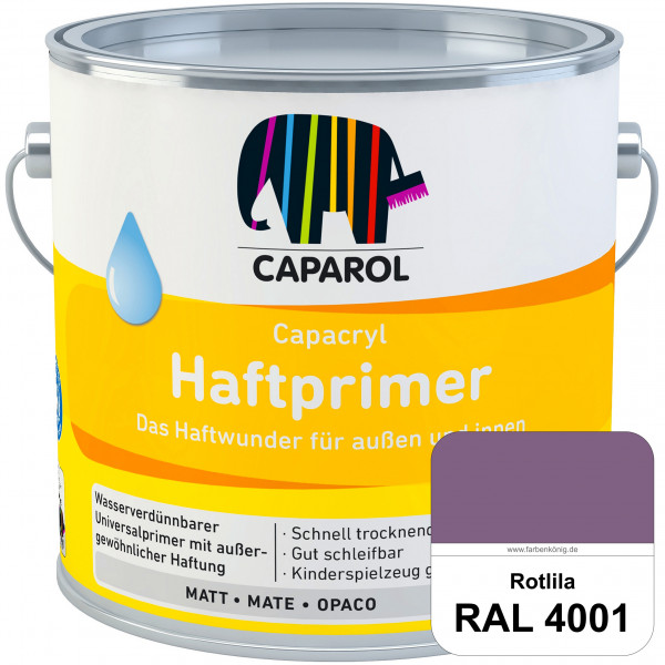 Capacryl Haftprimer (RAL 4001 Rotlila) Grundierungen Holz, Zink, Hart-PVC, Aluminium, Kupfer (innen