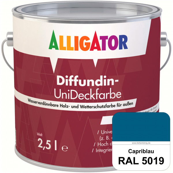 ALLIGATOR Diffundin-UniDeckfarbe (RAL 5019 Capriblau)