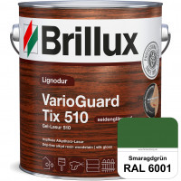 Lignodur VarioGuard Tix 510 (Gel-Lasur 510) RAL 6001 Smaragdgrün