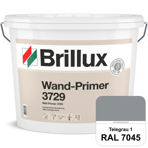Wand-Primer ELF 3729 (RAL 7045 Telegrau 1) Spezialgrundierung für Gipskarton, -putz und Beton (innen