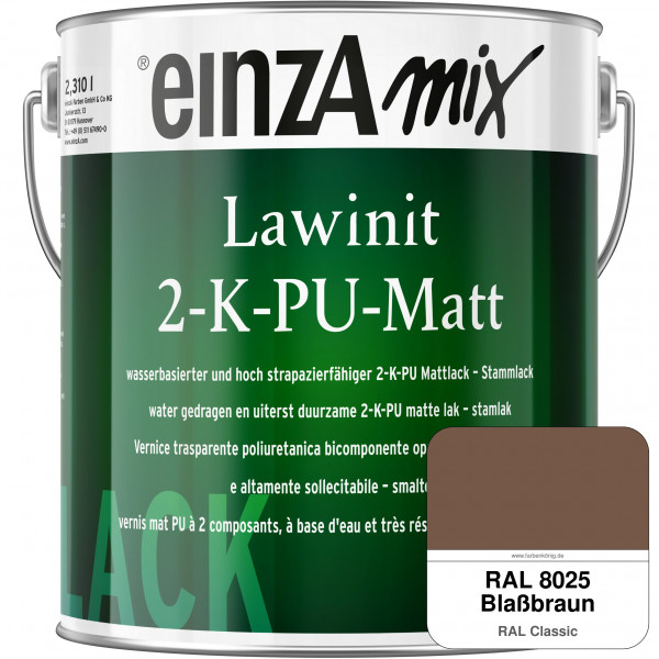 einzA Lawinit 2-K-PU Matt Stammlack (RAL 8025 Blassbraun)