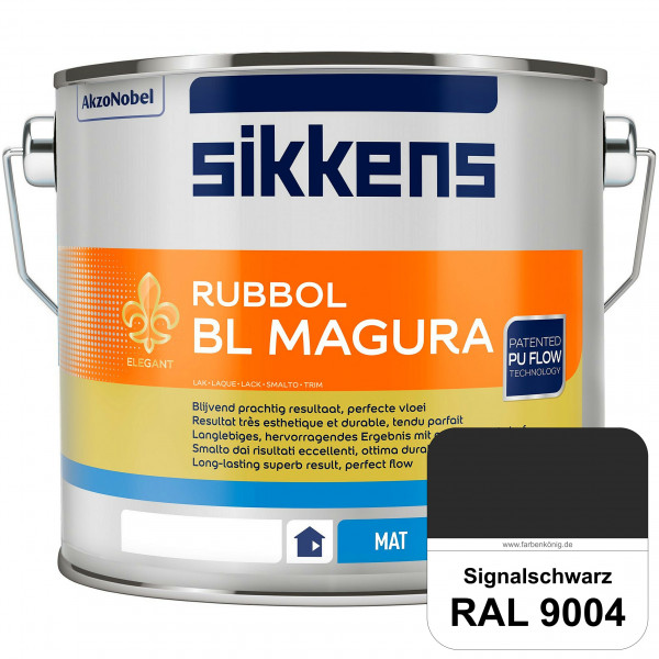 Rubbol BL Magura (RAL 9004 Signalschwarz) matter PU-Lack (wasserbasiert) innen & außen