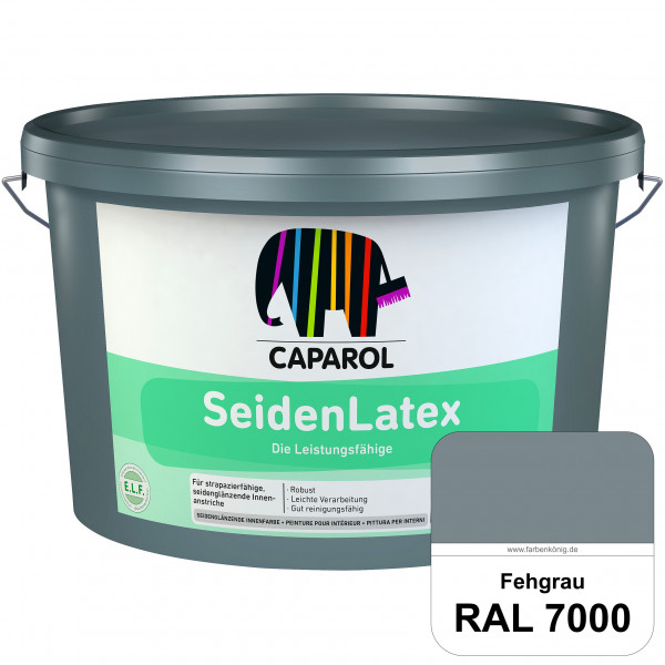 SeidenLatex ELF (RAL 7000 Fehgrau) strapazierfähige, scheuerbeständige und seidenmatte Latexfarbe