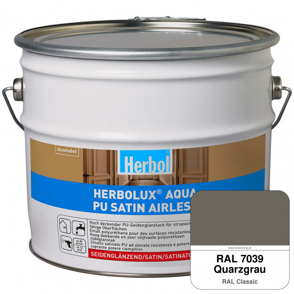 Herbolux Aqua PU Satin Airless (RAL 7039 Quarzgrau)