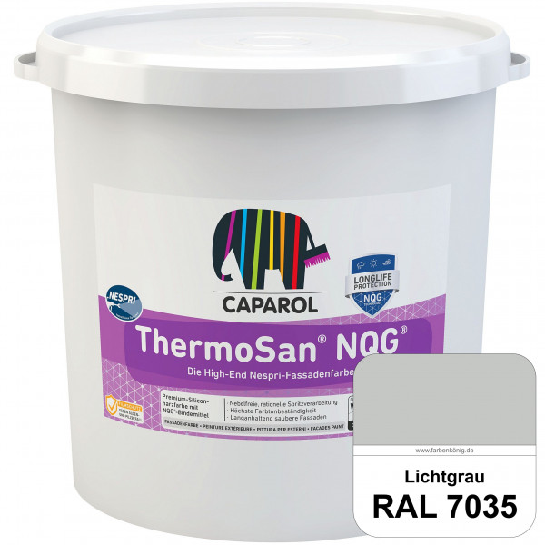 ThermoSan® NQG® Nespri (RAL 7035 Lichtgrau) Siliconharz-Bindemittelkombination mit integrierter Nano