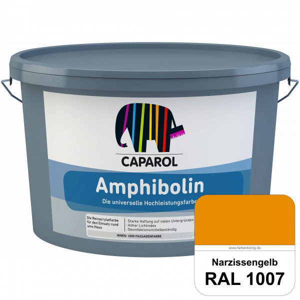 Amphibolin (RAL 1007 Narzissengelb) Universalfarbe auf Reinacrylbasis innen & außen
