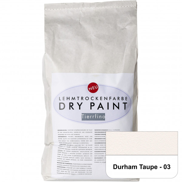 DRY-PAINT Lehmtrockenfarbe - Durham Taupe - 03