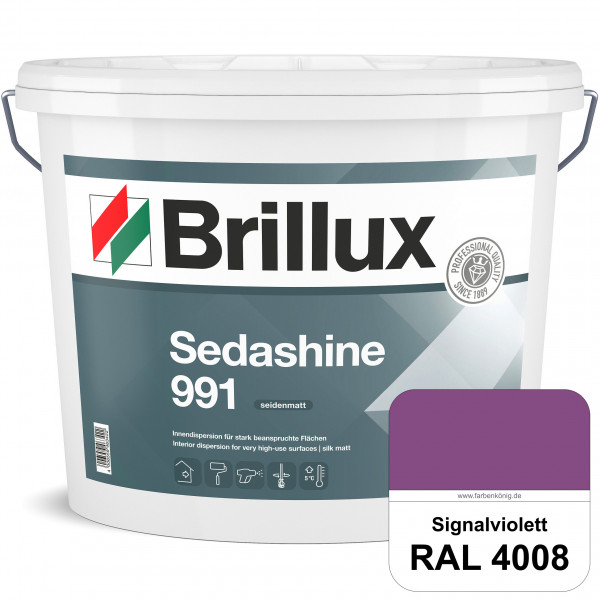 Sedashine 991 (RAL 4008 Signalviolett) Seidenmatte Innendispersion für hoch strapazierfähige & gut r