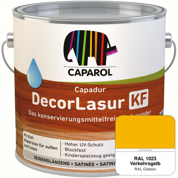 Caparol Capadur DecorLasur KF (RAL 1023 Verkehrsgelb)