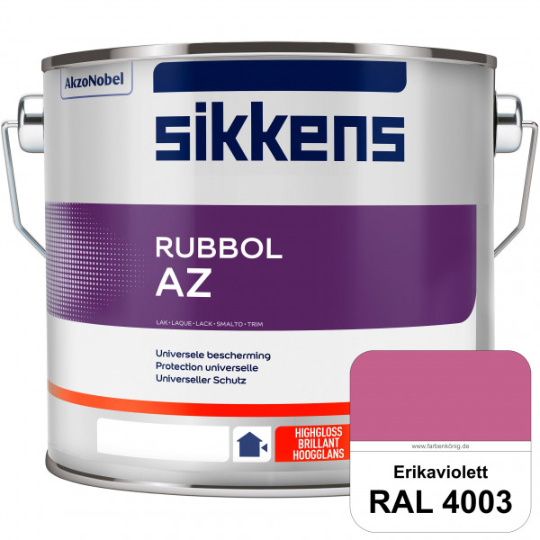 Rubbol AZ (RAL 4003 Erikaviolett) Hochwertiger, universeller Hochglanzlack (lösemittelhaltig) außen