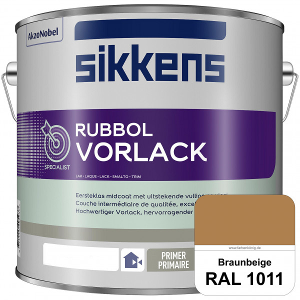 Rubbol Vorlack (RAL 1011 Braunbeige) Aromatenfreier Vorlack der Spitzenklasse (außen & innen)