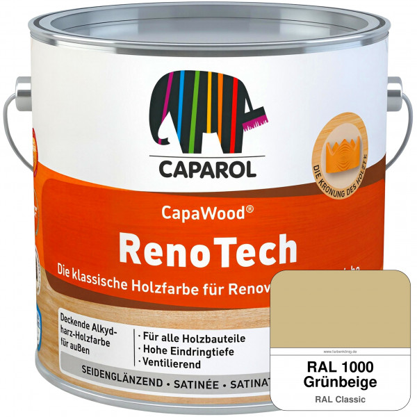 CapaWood® RenoTech (RAL 1000 Grünbeige) - ersetzt Capadur RenoTech