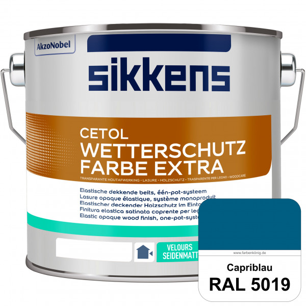 Cetol Wetterschutzfarbe Extra (RAL 5019 Capriblau)
