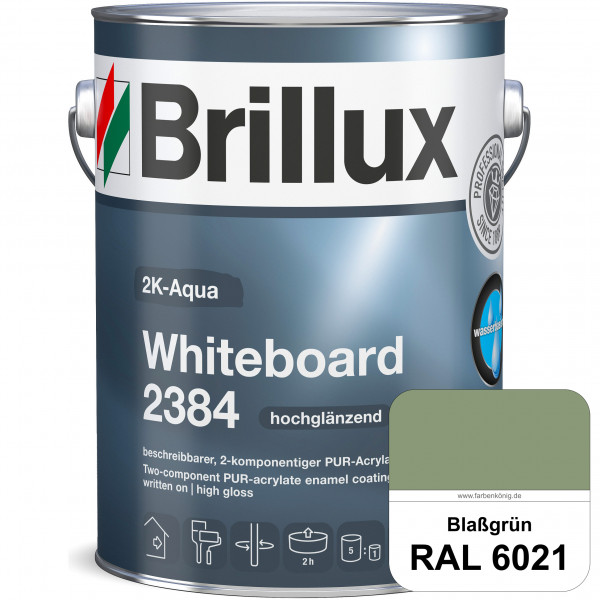 2K-Aqua Whiteboard 2384 (RAL 6021 Blassgrün) Zur Erstellung von Whiteboardflächen für die Beschriftu