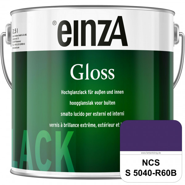 einzA Gloss (NCS S 5040-R60B) Hochwertiger Alkydharzlack in Premium-Qualität, hochglänzend.