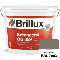 Betonacryl OS 859 (RAL 7003 Moosgrau) Wetterbeständige Schutzbeschichtung für Betonflächen (Außen)