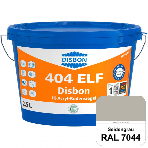 Disbon 404 ELF 1K-Acryl-Bodensiegel (RAL 7044 Seidengrau) 1K PU-verstärkte, emissions- und lösemitte