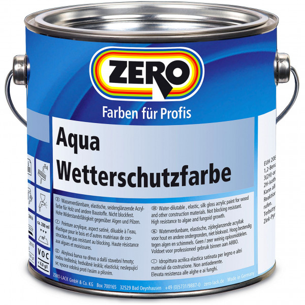 Aqua Wetterschutzfarbe (Weiß)