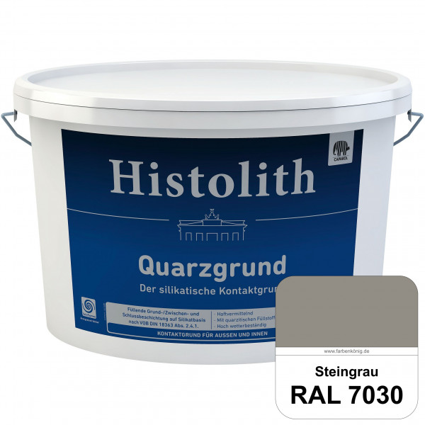 Histolith Quarzgrund (RAL 7030 Steingrau) füllende, strukturegalisierende und schwundrißverschlämmen