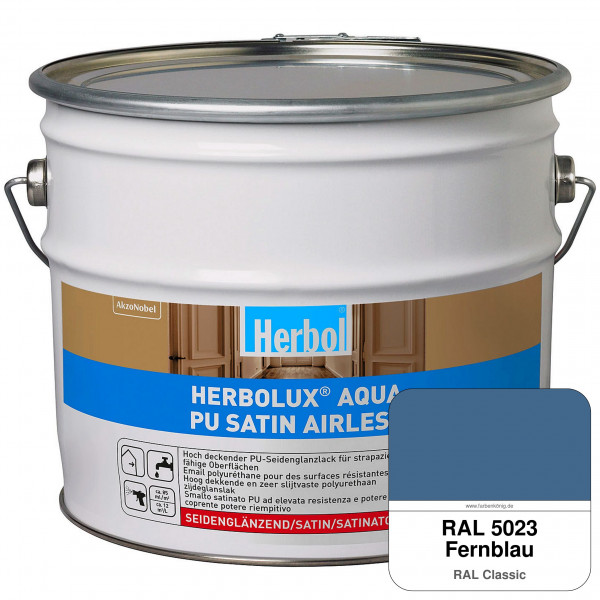 Herbolux Aqua PU Satin Airless (RAL 5023 Fernblau)