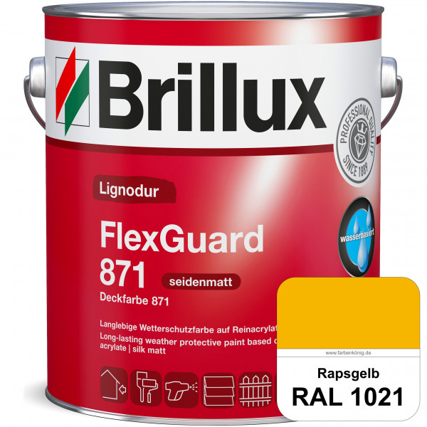 Lignodur FlexGuard 871 (Deckfarbe 871) RAL 1021 Rapsgelb
