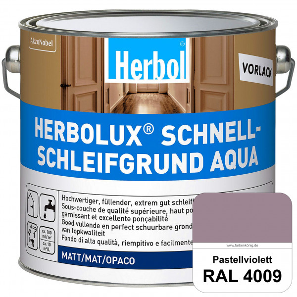 Schnellschleifgrund Aqua (RAL 4009 Pastellviolett) wasserverdünnbarer Vorlack mit hervorragender Sch