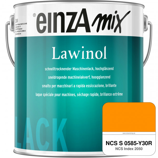 einzA Lawinol hochglänzend (NCS S 0585-Y30R)