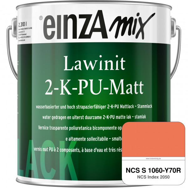 einzA Lawinit 2-K-PU Matt Stammlack (NCS S 1060-Y70R)