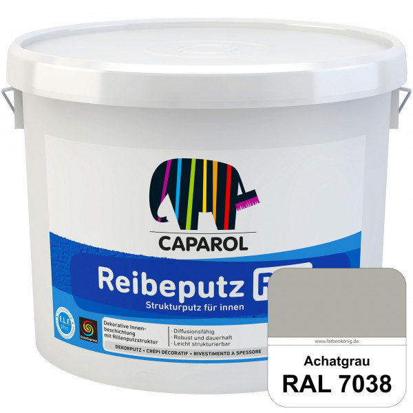 Reibeputz R 30 (RAL 7038 Achatgrau) Dekorputze für dekorative Innenbeschichtungen