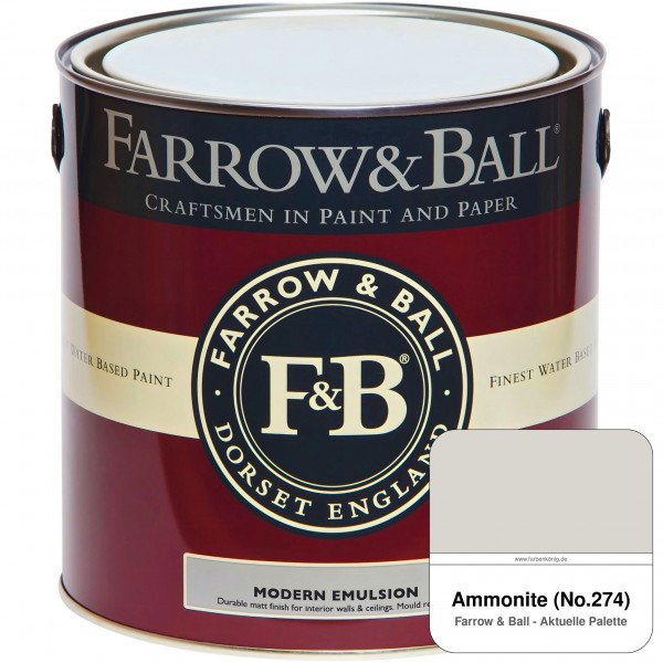 Modern Emulsion (B-Ware) - 2,5 Liter (Ammonite No. 274 - Farrow & Ball - Aktuelle Palette)