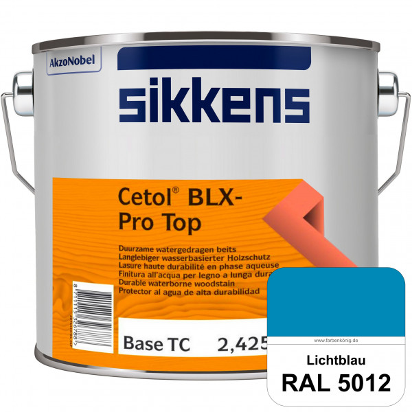 Cetol BLX-Pro Top (RAL 5012 Lichtblau) Seidenglänzende & wasserdampfdurchlässige Dickschichtlasur au
