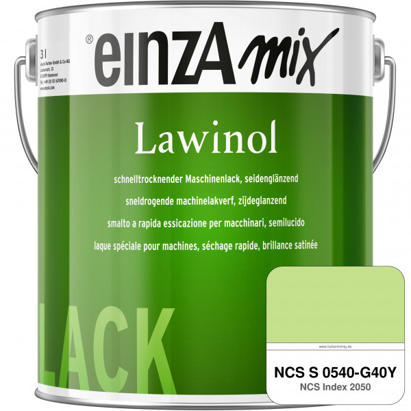 einzA Lawinol seidenglänzend (NCS S 0540-G40Y)