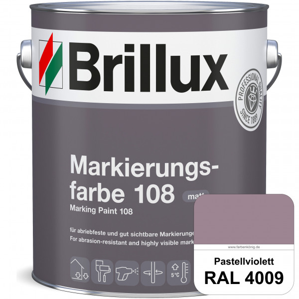 Markierungsfarbe 108 (RAL 4009 Pastellviolett) Markierungsfarbe für Asphalt, Betonböden, Zementestri