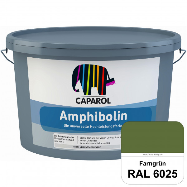 Amphibolin (RAL 6025 Farngrün) Universalfarbe auf Reinacrylbasis innen & außen