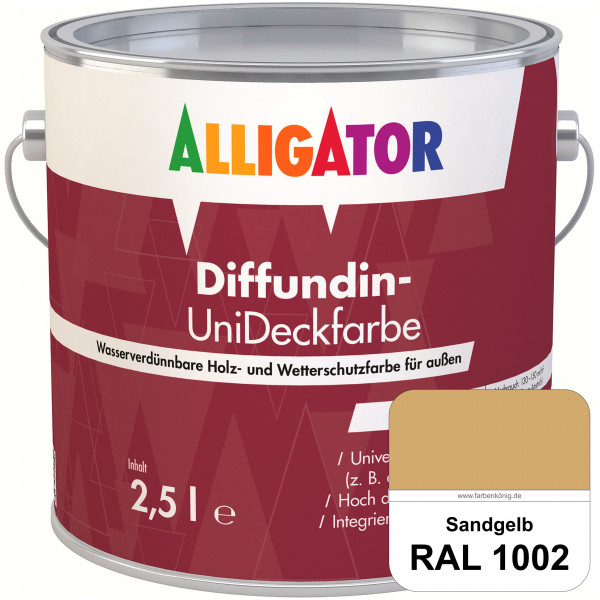 ALLIGATOR Diffundin-UniDeckfarbe (RAL 1002 Sandgelb)