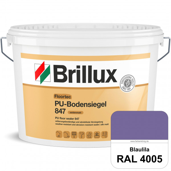 Floortec PU-Bodensiegel ELF 847 (RAL 4005 Blaulila) seidenmatt, witterungsbeständig, außen & innen