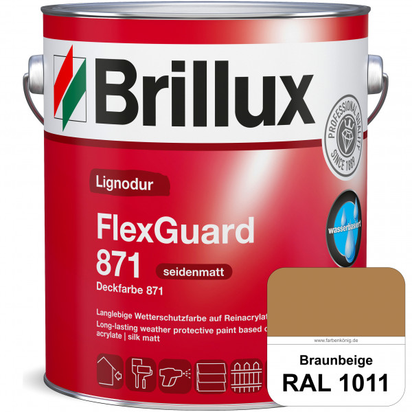 Lignodur FlexGuard 871 (Deckfarbe 871) RAL 1011 Braunbeige