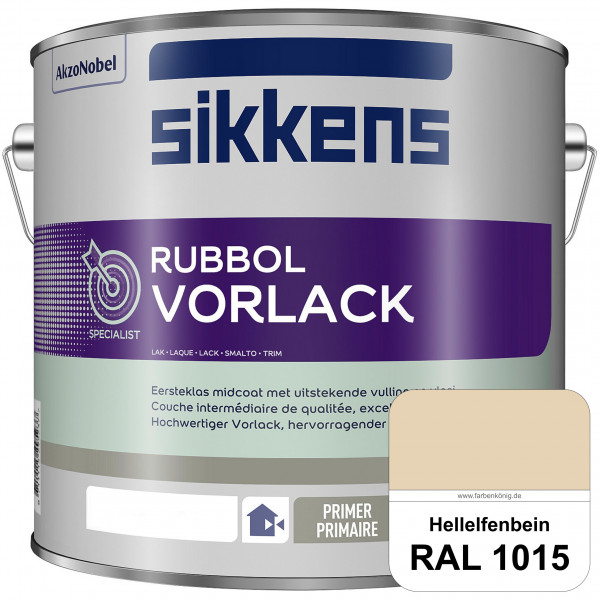 Rubbol Vorlack (RAL 1015 Hellelfenbein) Aromatenfreier Vorlack der Spitzenklasse (außen & innen)