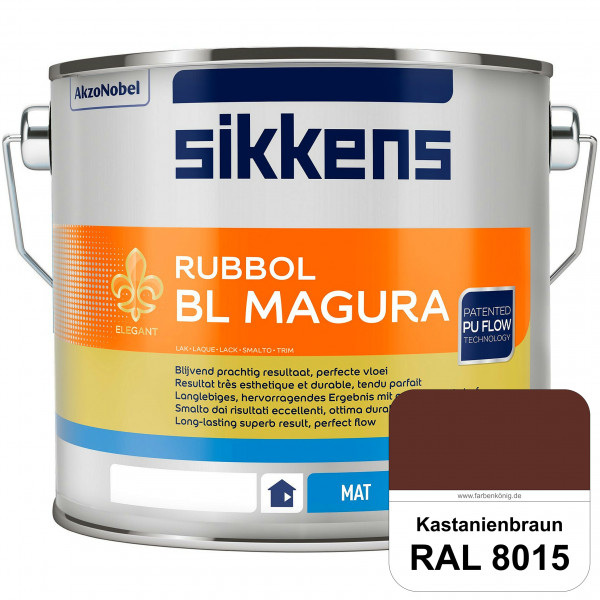 Rubbol BL Magura (RAL 8015 Kastanienbraun) matter PU-Lack (wasserbasiert) innen & außen