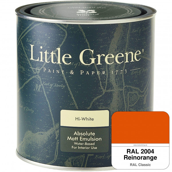 Absolute Matt Emulsion - Sample Pot 250 ml (RAL 2004 Reinorange)