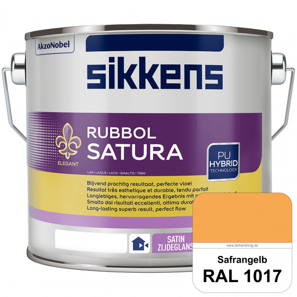 Rubbol Satura (RAL 1017 Safrangelb) seidenglänzender Lack (lösemittelhaltig) innen & außen