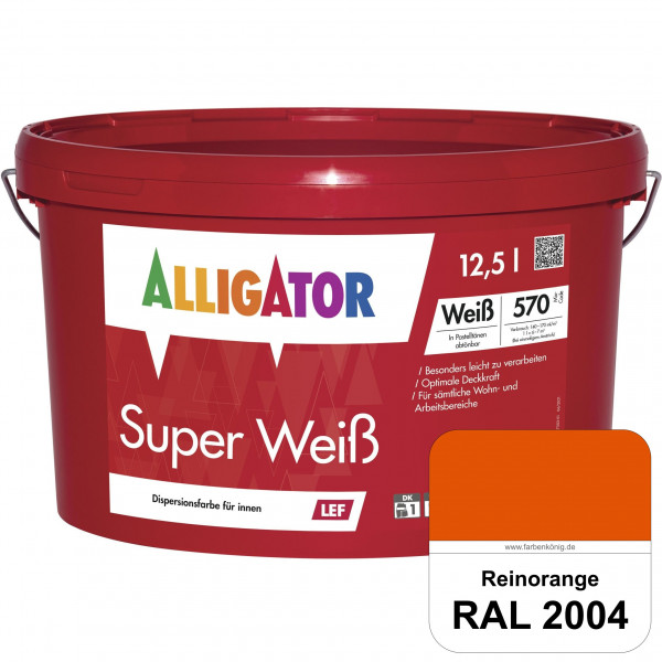 Super Weiß LEF (RAL 2004 Reinorange)