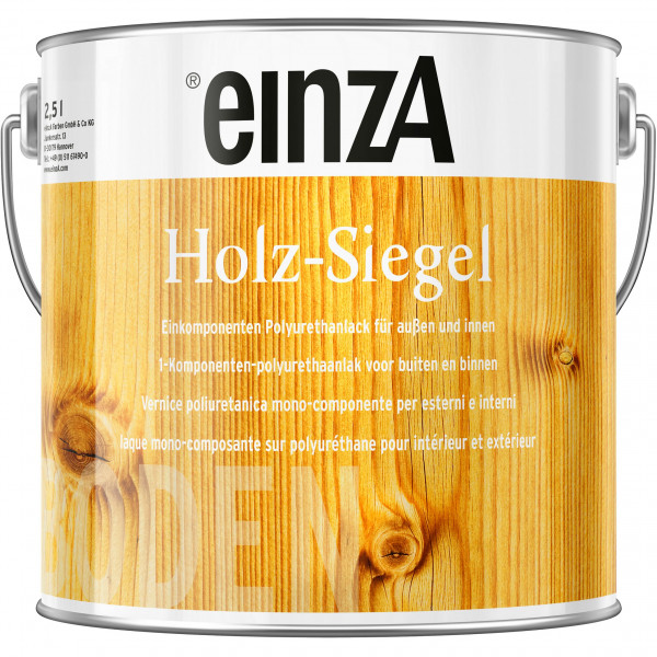 einzA Holz-Siegel glänzend (Farblos)