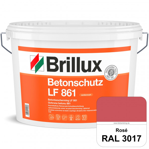 Betonschutz LF 861 (RAL 3017 Rosa) Wetterbeständige Lasur für mineralischen Untergründen z. B. Beton